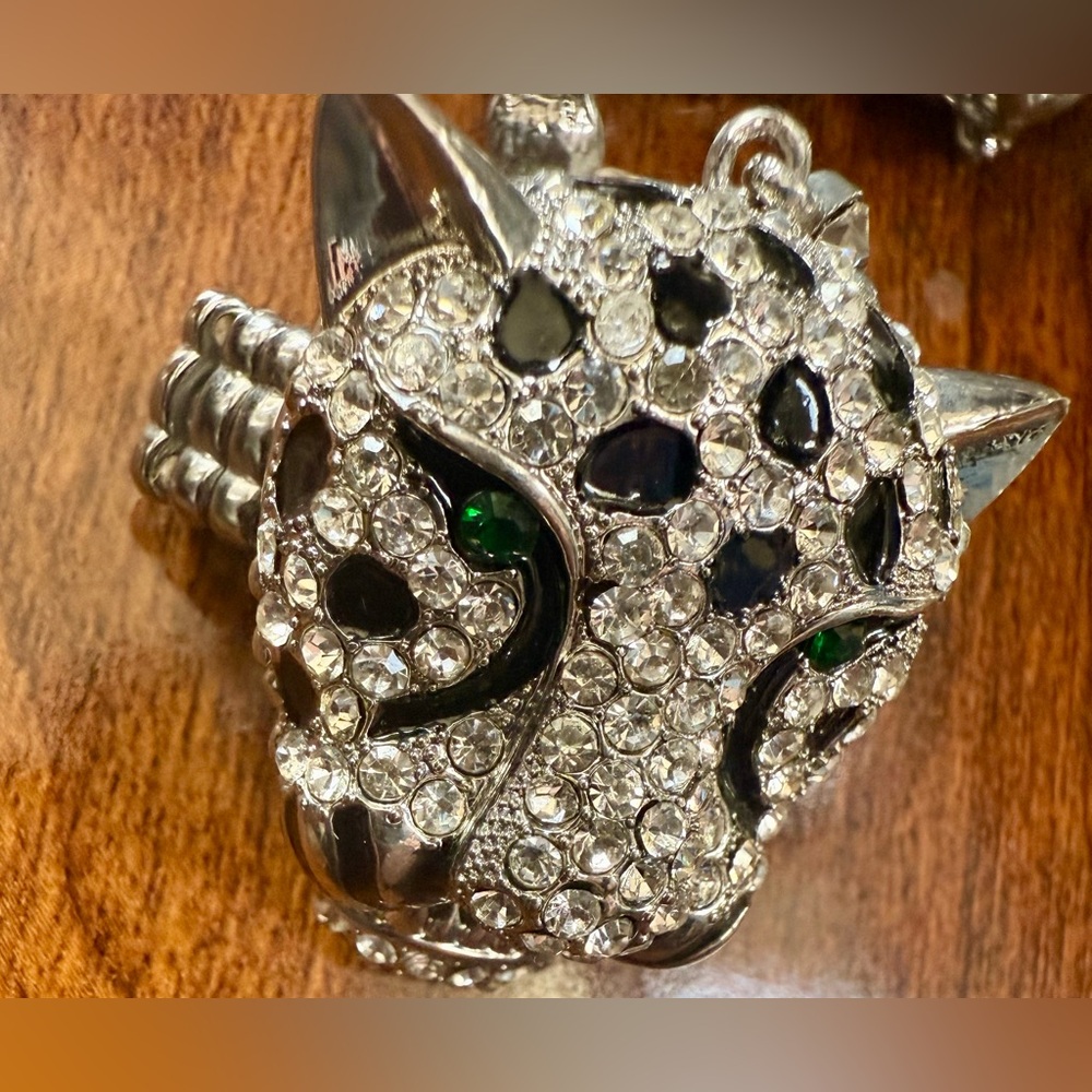 ANK JEWELLERY “JAGUR HAND JEWELLERY” CONNECTED CUFF BRACELET/RING-WEARABLE ART - Picture 4 of 7